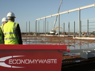 A group of workers utilizing our skip bins in Central Coast